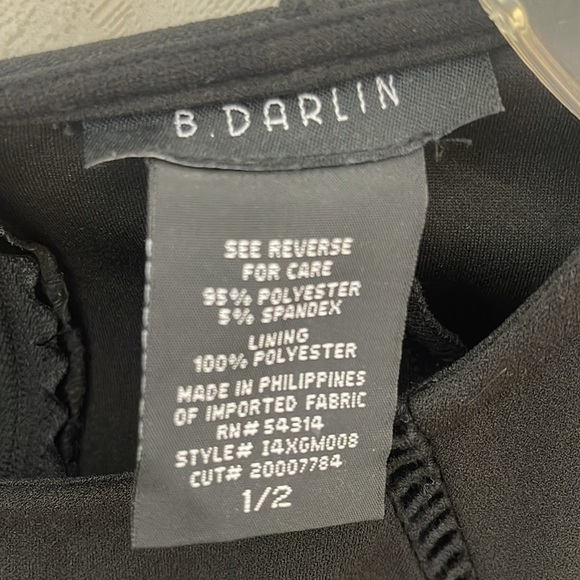 ❤️ 🆕 B DARLIN Dress Size 1/2 - Picture 4 of 4